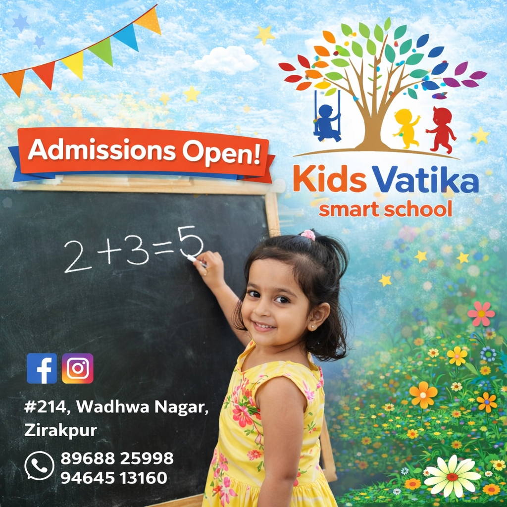 Nursery Admission in Zirakpur