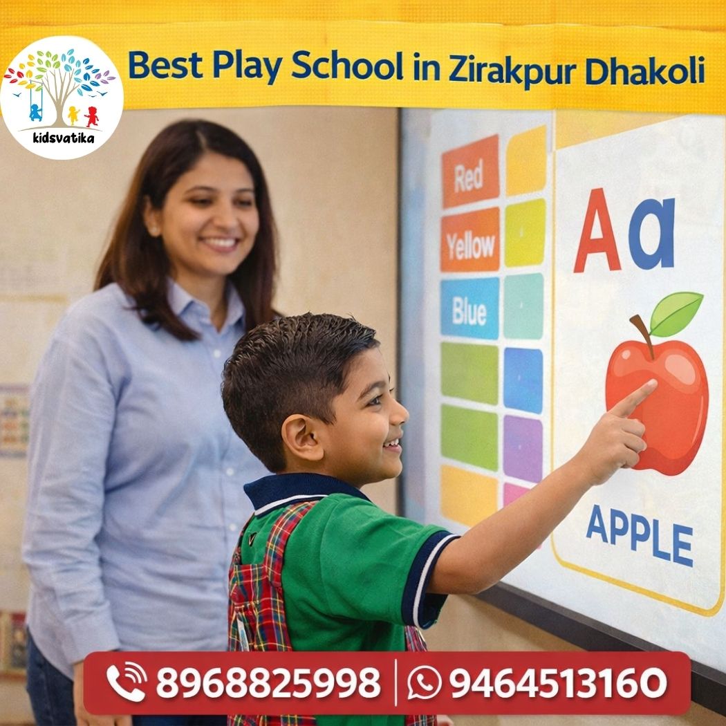 Best Play School in Zirakpur Dhakoli - Kids Vatika Smart School Baltana Zirakpur