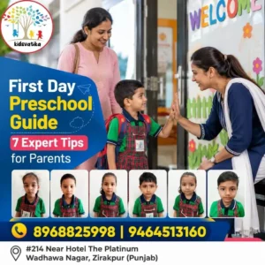 First Day Preschool Guide Play-Based Preschool Classroom in Zirakpur | Kids Vatika Smart School